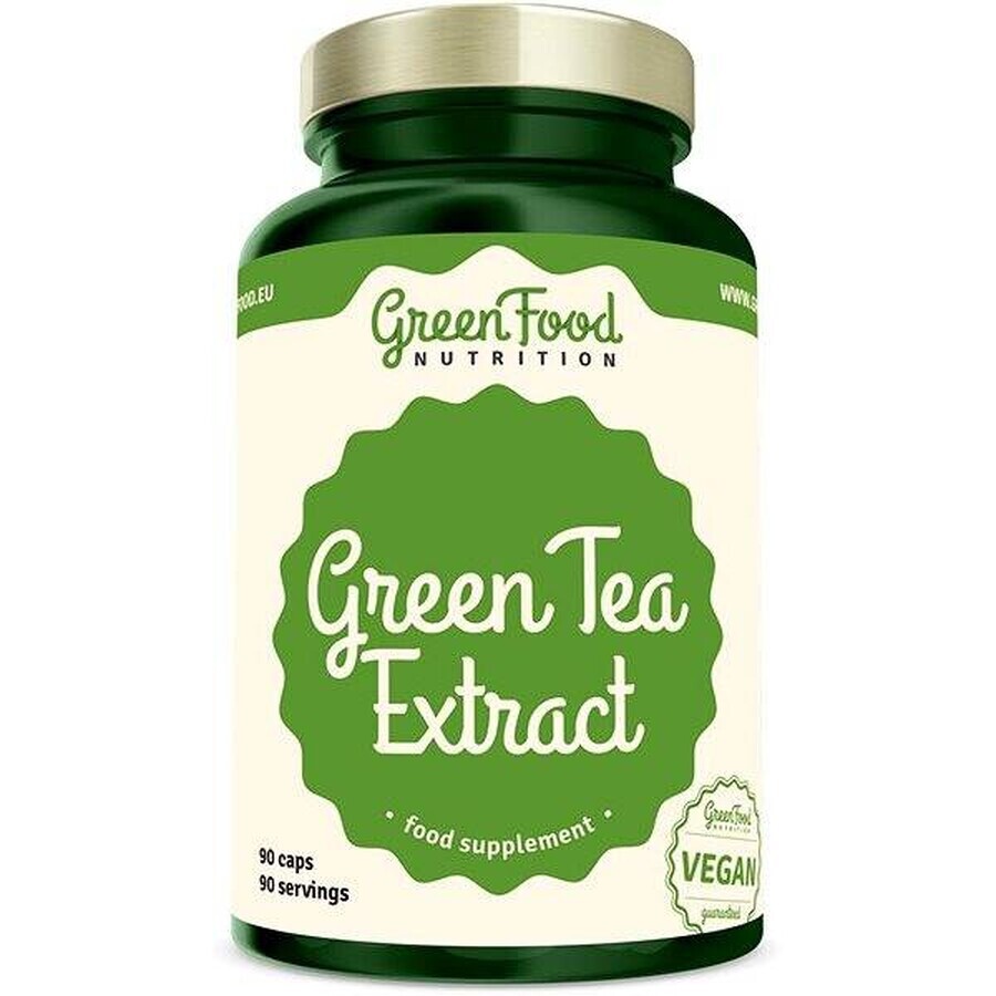 GreenFood Nutrition Green Tea Extract 1×90 cps, complément alimentaire