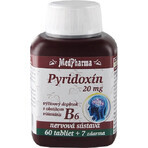 MedPharma PYRIDOXIN 20 mg (Vitamin B6) 1×67 tbl, 60+7 frei