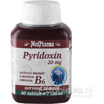 MedPharma PYRIDOXIN 20 mg (Vitamin B6) 1×67 tbl, 60+7 frei