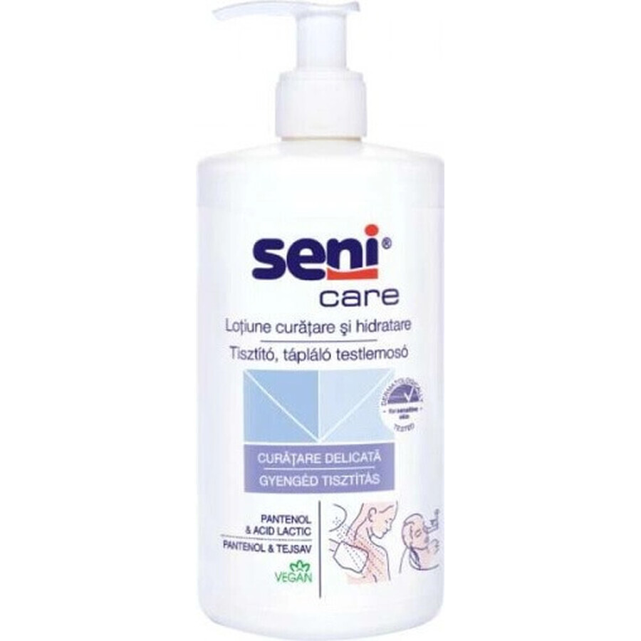 Seni Care Creamy shower gel 3% urea, omega 3,6, silymarin, 1x500 ml