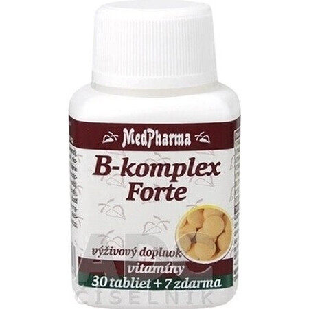 MedPharma B-Komplex Forte 1×37 tbl, Nahrungsergänzungsmittel