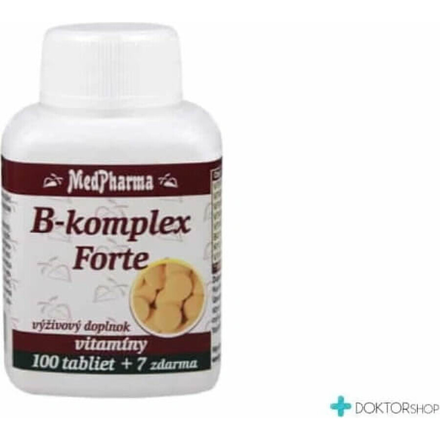 MedPharma B-Komplex Forte 1×37 tbl, Nahrungsergänzungsmittel