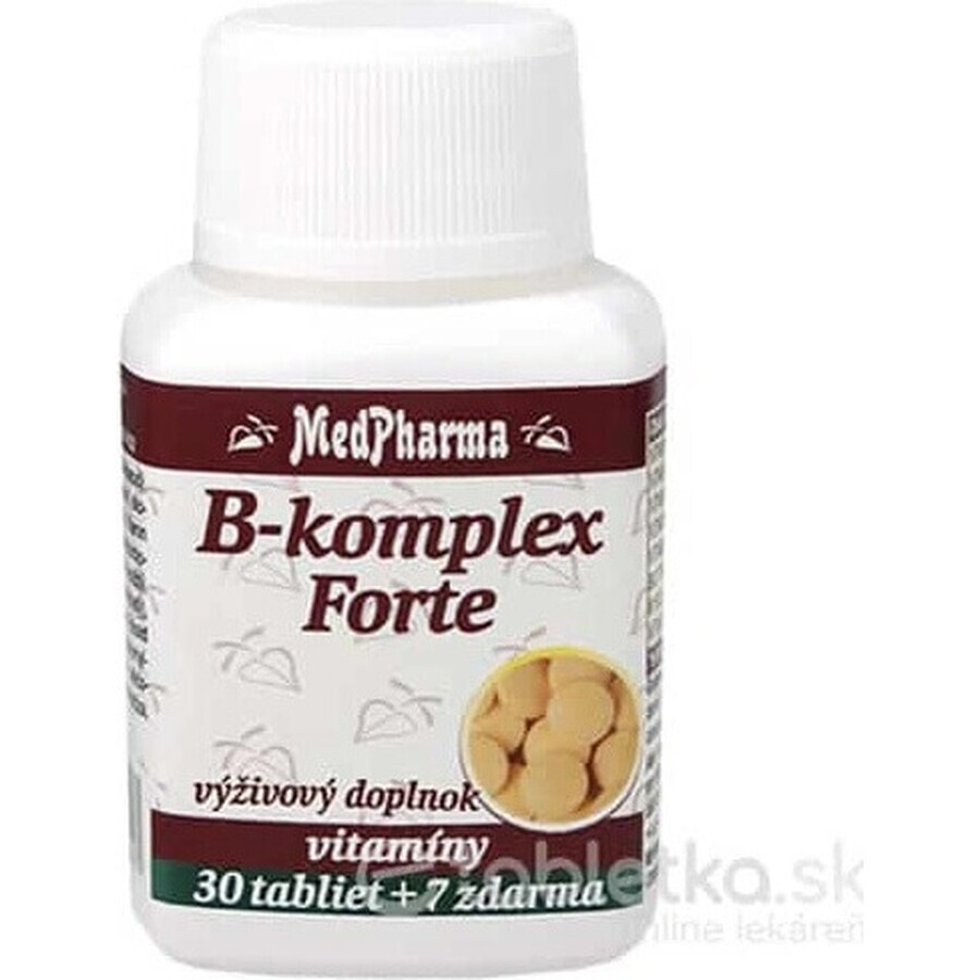 MedPharma B-Komplex Forte 1×37 tbl, Nahrungsergänzungsmittel