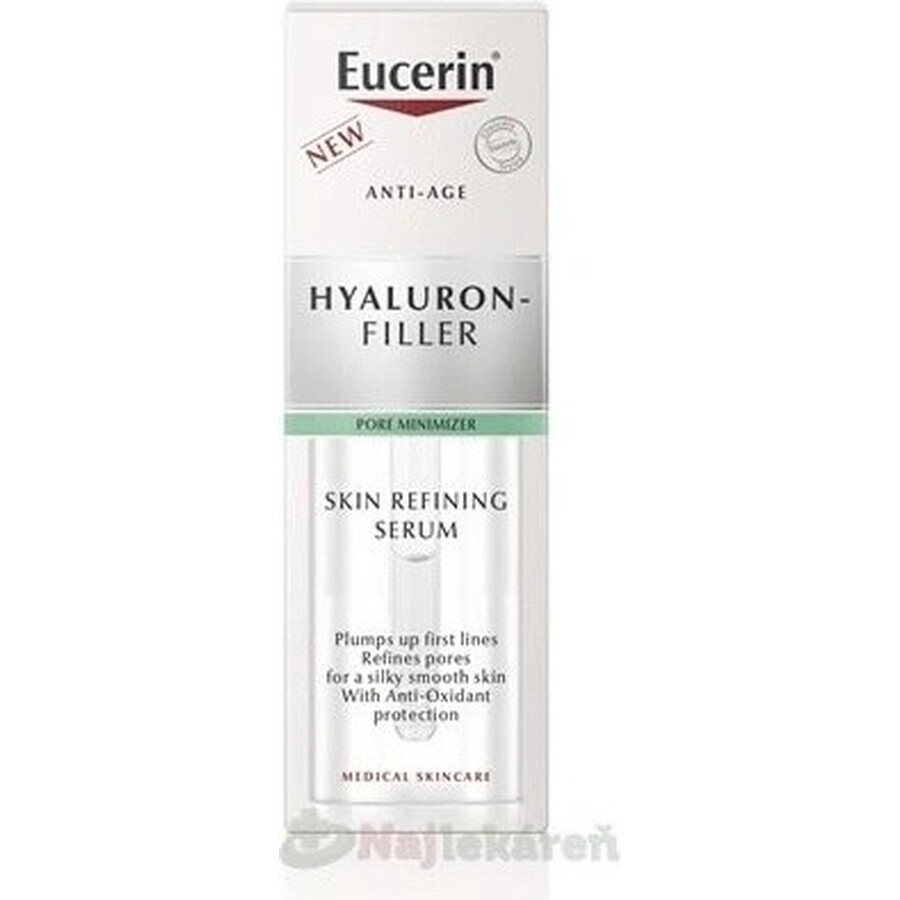 Eucerin HYALURON-FILLER Huidverfijner SERUM 1×30 ml, antiverouderend, verfijnend serum