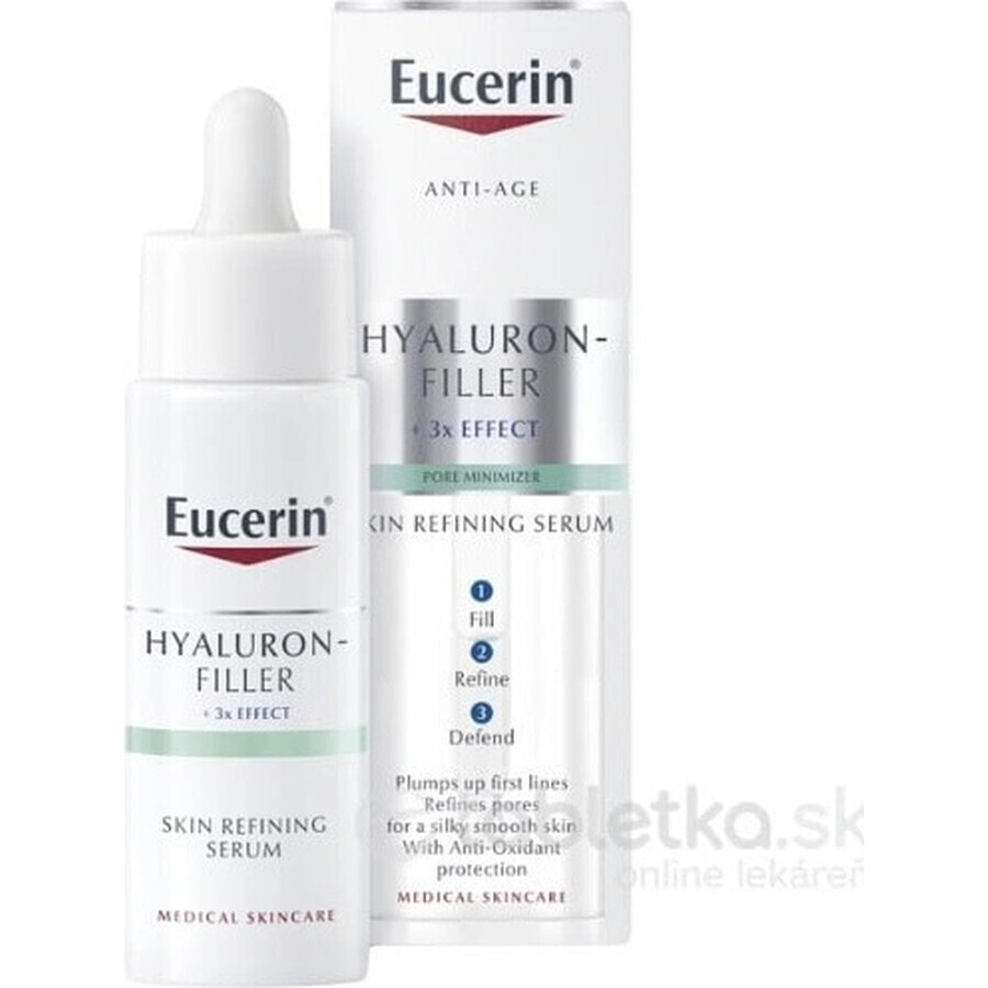 Eucerin HYALURON-FILLER Huidverfijner SERUM 1×30 ml, antiverouderend, verfijnend serum