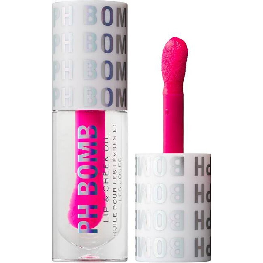 Revolution, PH Bomb Aceite para Labios y Mejillas Universal 1×4,5 ml, brillo de labios