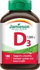 JAMIESON VITAMINE D3 1000 IU 1&#215;100 tbl, compl&#233;ment alimentaire