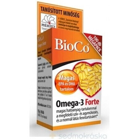 BioCo Omega-3 Forte MEGAPACK cps 1x100 pcs