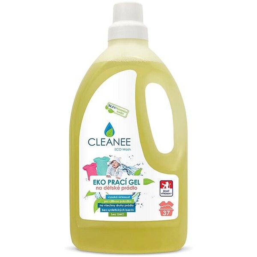 EKO Cleanee 1.5L 1×1500 ml EKO Cleanee 1.5L 1×1500 ml Baby Laundry Washing Gel, gel de lavage