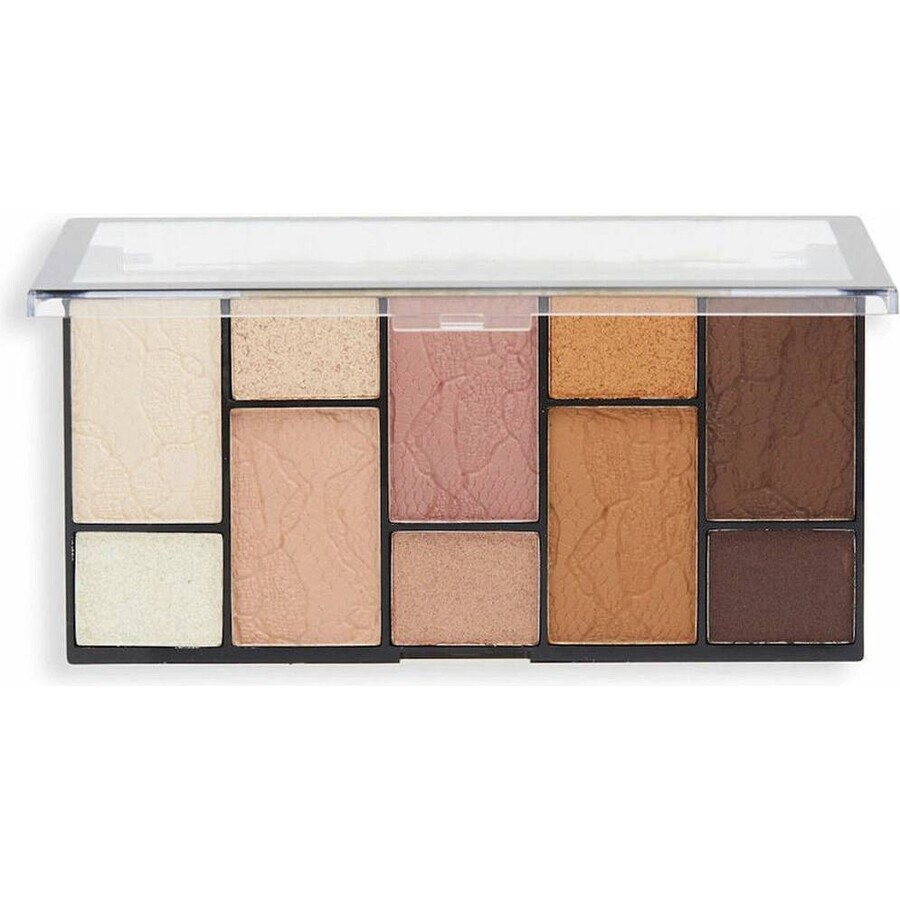 Revolution, Reloaded Dimension Shadow Palette Neutral Charm, paleta de sombras de ojos 1×24,50 g , paleta de sombras de ojos