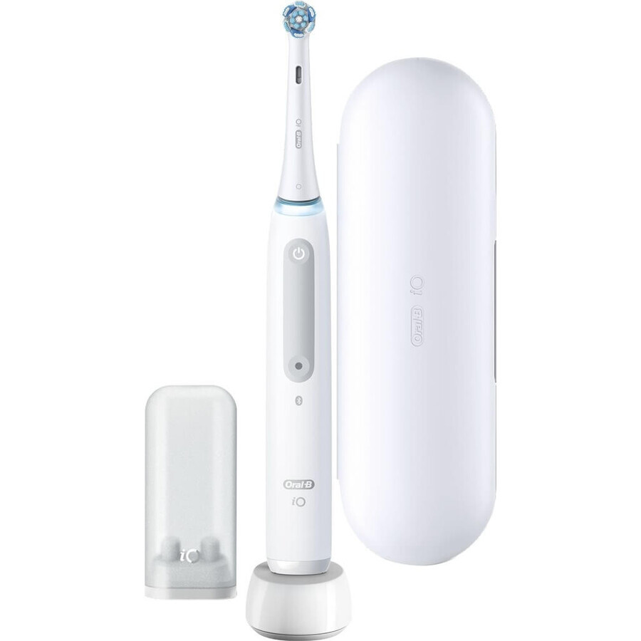 Brosse à dents électrique Oral B iO iO Series 4 White 1×1, brosse à dents électrique