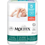 Moltex Pure & Nature Junior Mutandine per pannolini elasticizzate Junior 9 -14 kg 1×20 pezzi, mutandine per pannolini