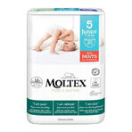 Moltex Pure & Nature Junior Mutandine per pannolini elasticizzate Junior 9 -14 kg 1×20 pezzi, mutandine per pannolini