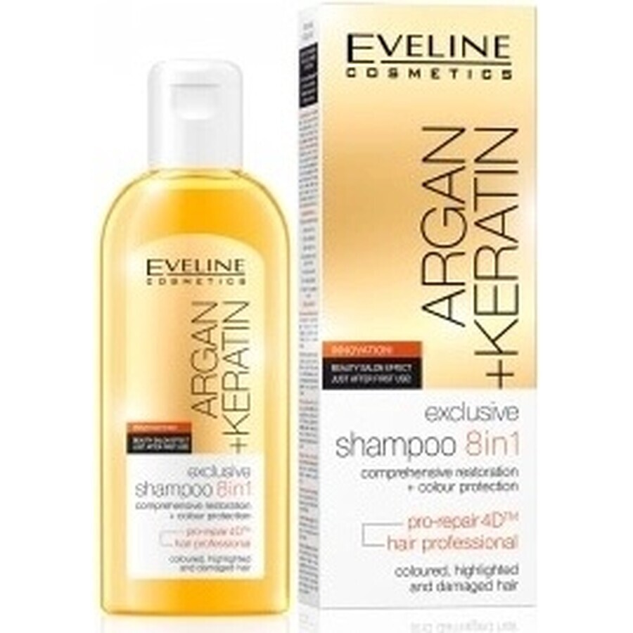 EVELINE Shampoo Argan + Keratin 8in1 150ml 1×150 ml 1×150 ml, shampoo