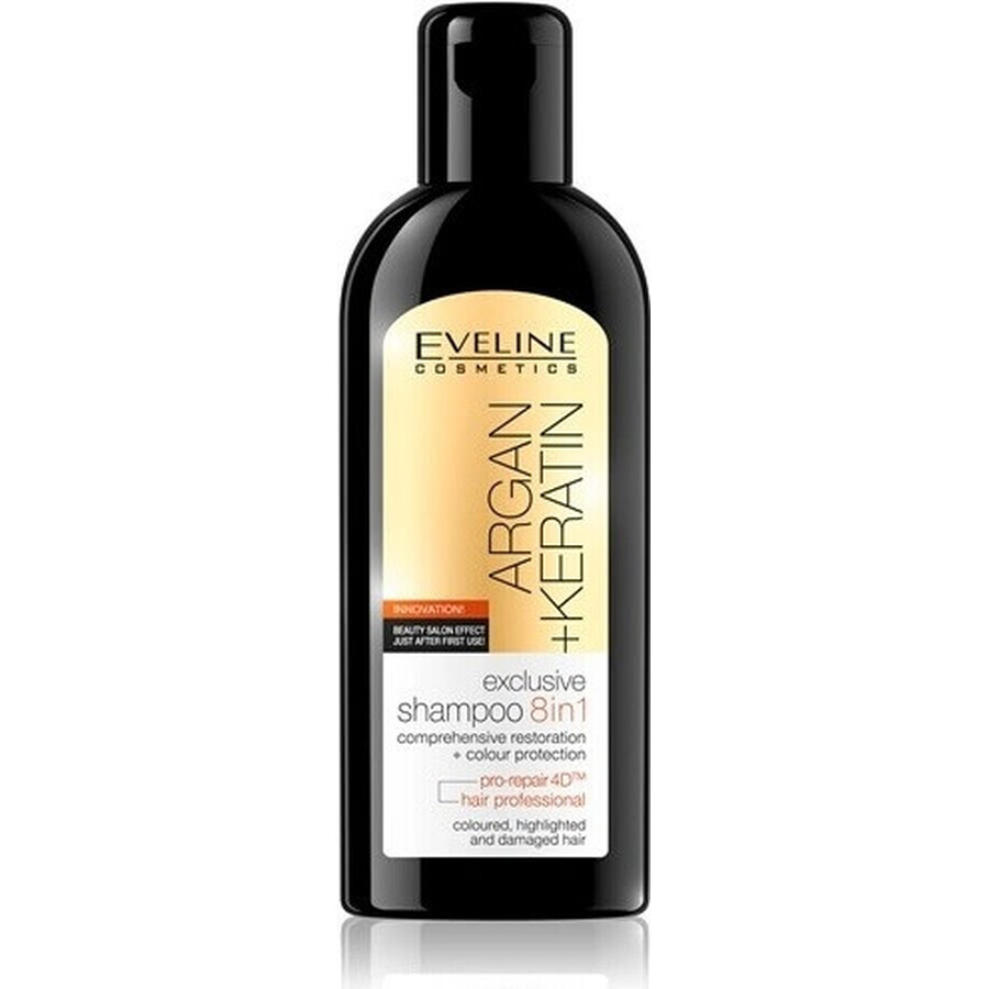 EVELINE Shampoo Argan + Keratin 8in1 150ml 1×150 ml 1×150 ml, shampoo