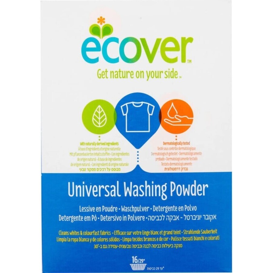 ECOVER Lessive Uni 1x16 PD, Lessive