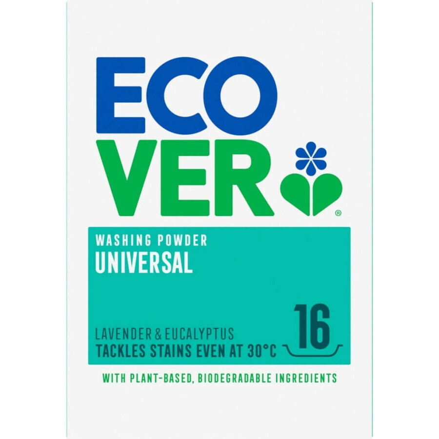 ECOVER Lessive Uni 1x16 PD, Lessive