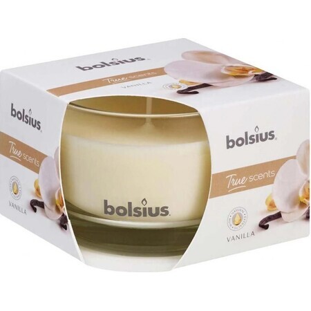 Bolsius Aromatic 2.0 Flacon 90x63mm Vanille, bougie parfumée 1×1 pc, bougie parfumée