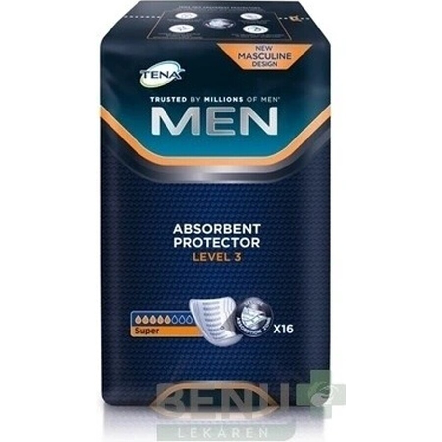 TENA Men Level 3 1×16 protections contre l'incontinence pour hommes