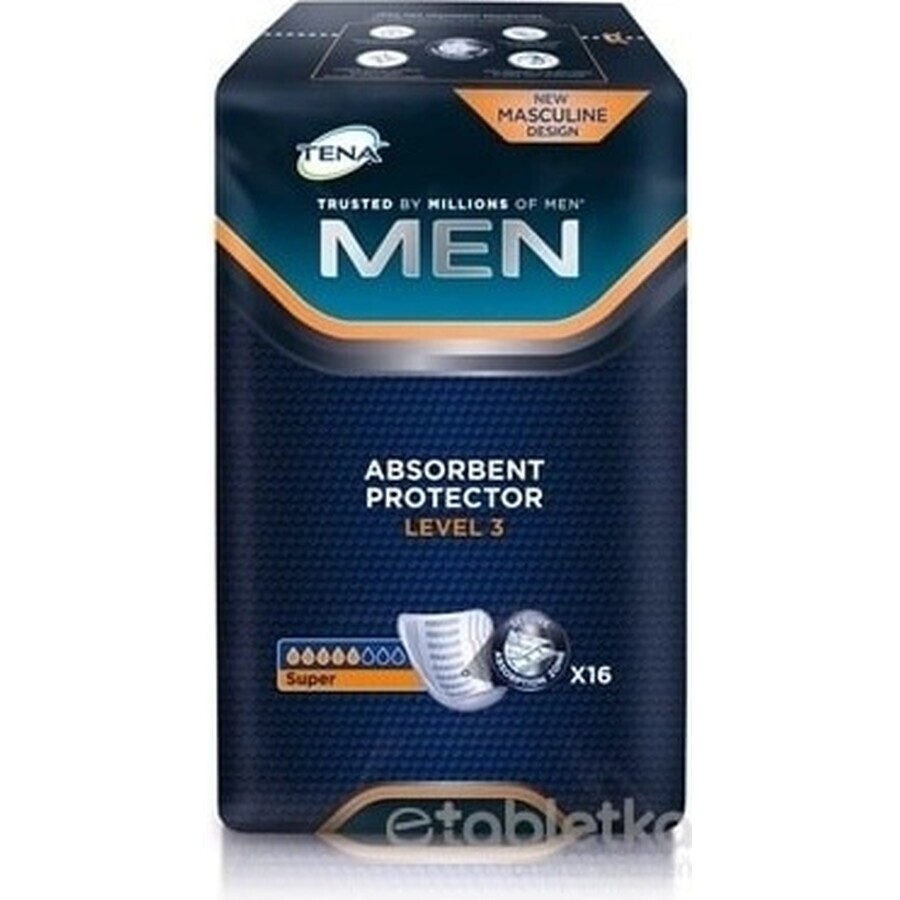 TENA Men Level 3 1×16 protections contre l'incontinence pour hommes