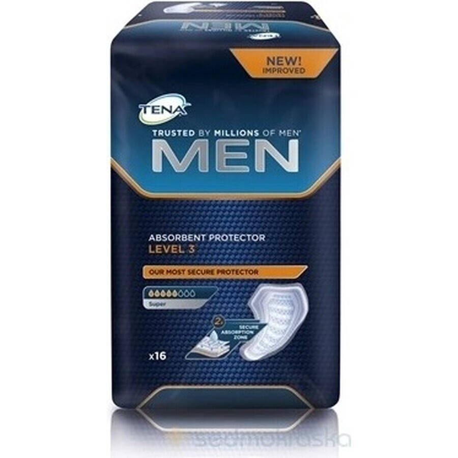 TENA Men Level 3 1×16 protections contre l'incontinence pour hommes