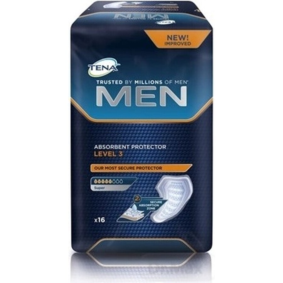 TENA Men Level 3 1×16 protections contre l'incontinence pour hommes