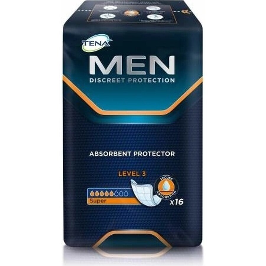 TENA Men Level 3 1×16 protections contre l'incontinence pour hommes