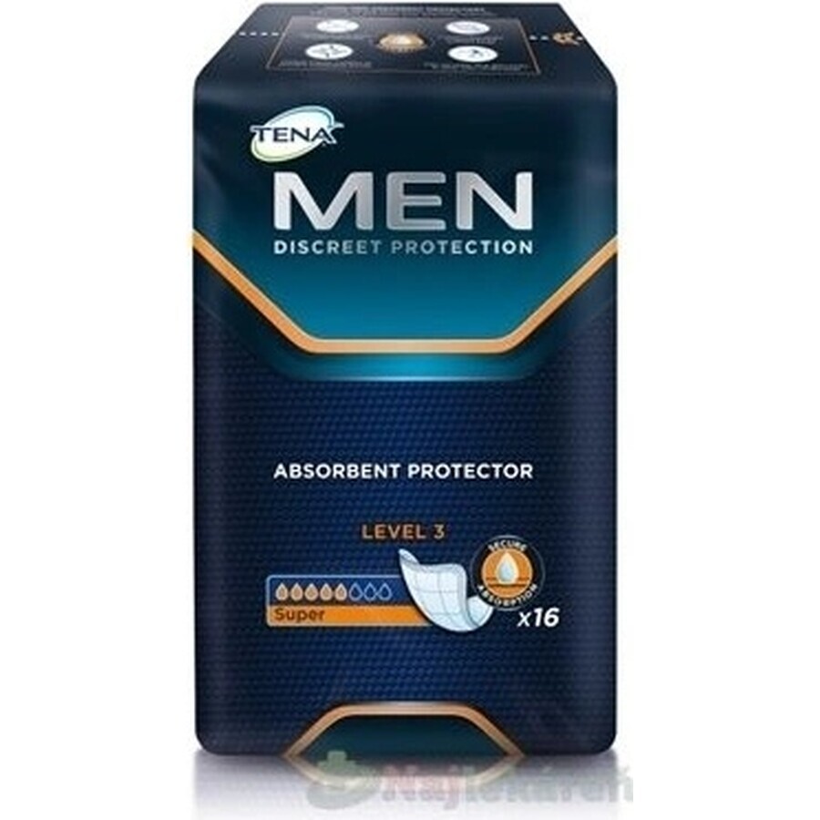 TENA Men Level 3 1×16 protections contre l'incontinence pour hommes