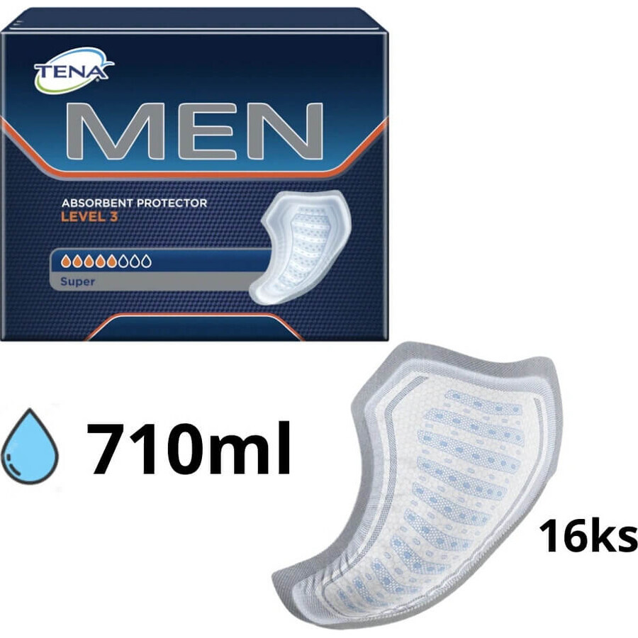 TENA Men Level 3 1×16 protections contre l'incontinence pour hommes