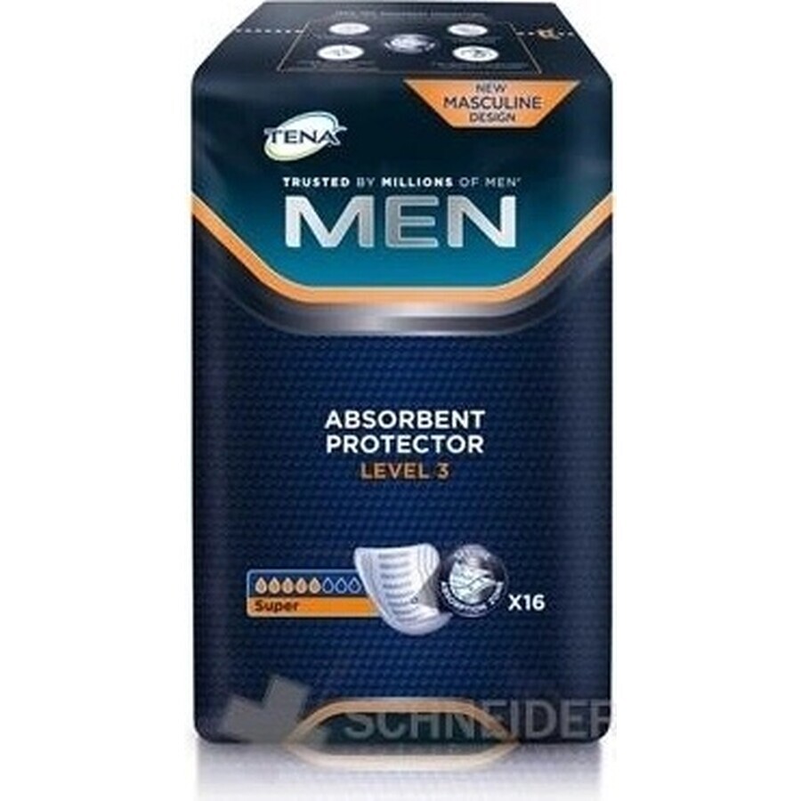 TENA Men Level 3 1×16 protections contre l'incontinence pour hommes