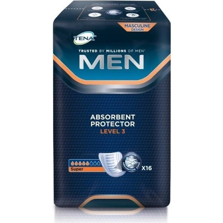 TENA Men Level 3 1×16 protections contre l'incontinence pour hommes