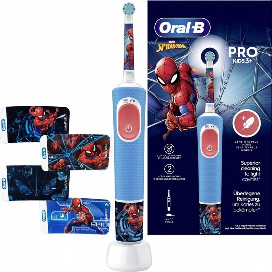 Oral B EK Pro Junior 3+ Spiderman 1×1 electric toothbrush