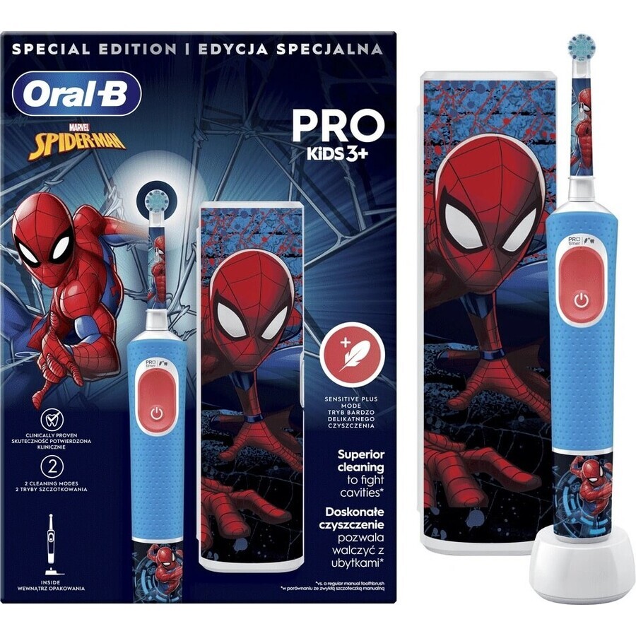 Oral B EK Pro Junior 3+ Spiderman 1×1 electric toothbrush