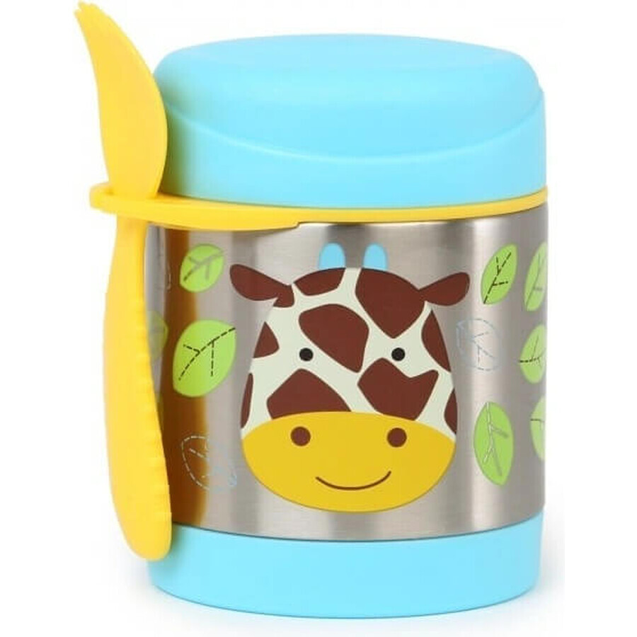 Thermos alimentaire Zoo avec fourchette - Girafe 12m+ 1×1 pc, thermos alimentaire