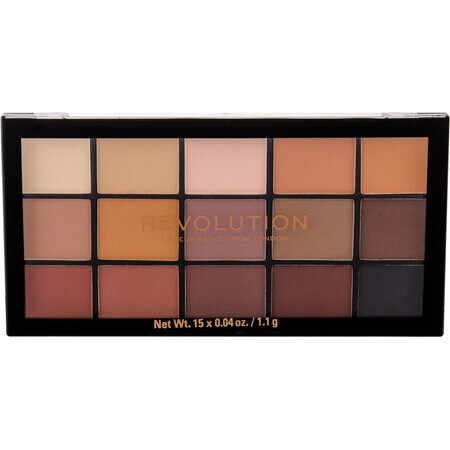 Revolution, Re-Loaded Basic Mattes, 1×16.50 g eyeshadow palette, eyeshadow palette