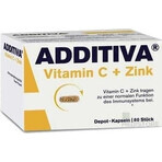 ADDITIVA VITAMINE C+ ZINOC 80TBL 1×80 tbl, complément alimentaire