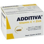 ADDITIVA VITAMINE C+ ZINOC 80TBL 1×80 tbl, complément alimentaire