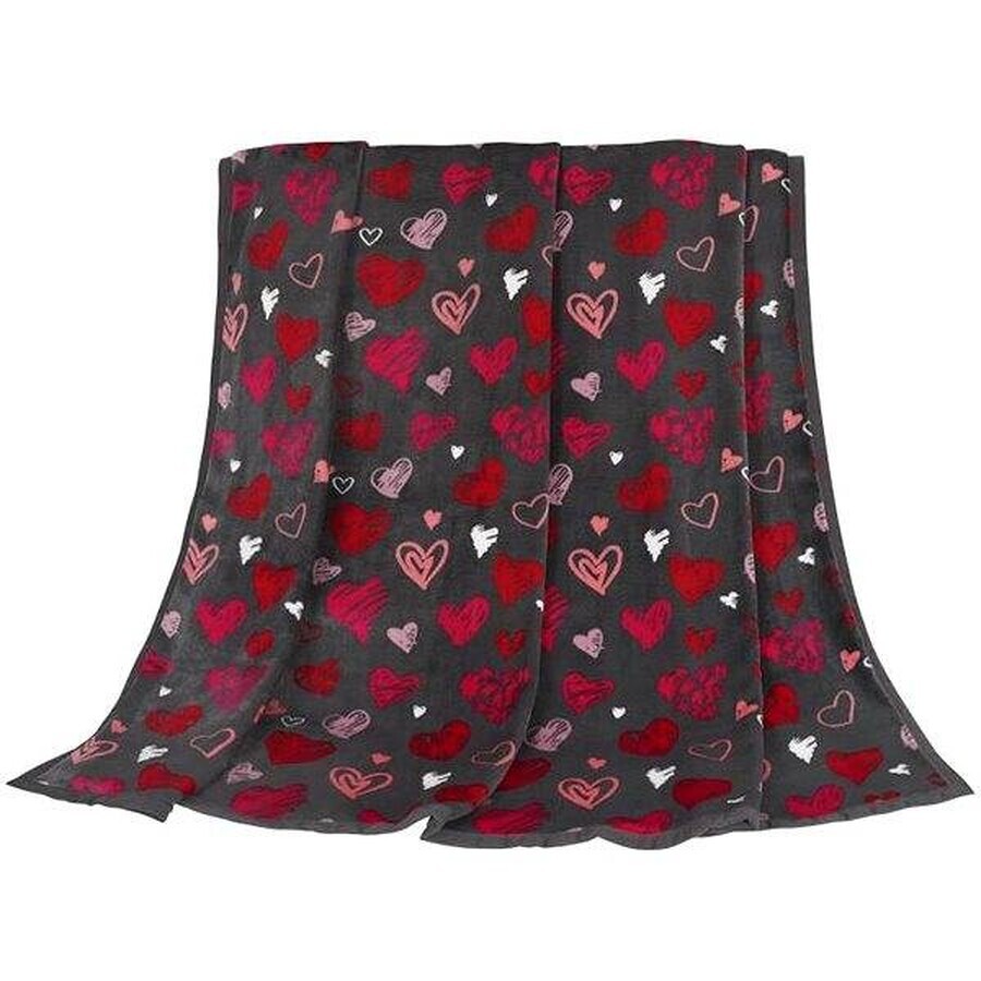 Baby blanket ELLA 1005/115 75x100cm 75x100cm hearts 1×1 pc, baby blanket