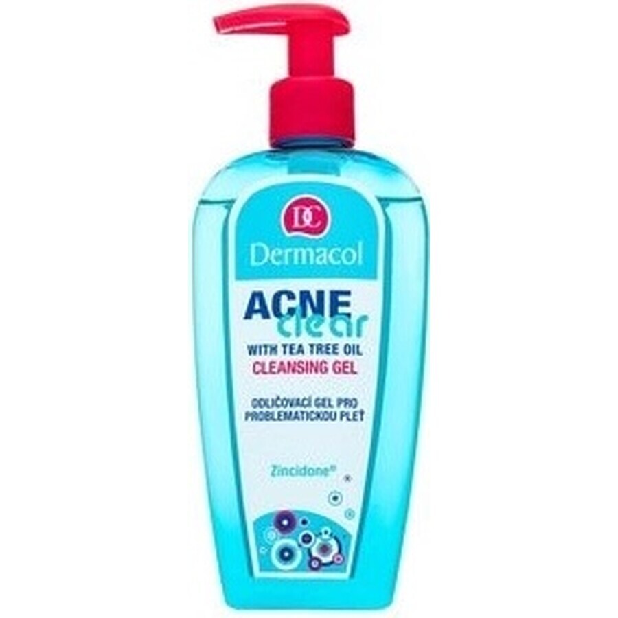 DERMACOL ACNECLEAR Reinigungsgel 1×200 ml, Reinigungsgel