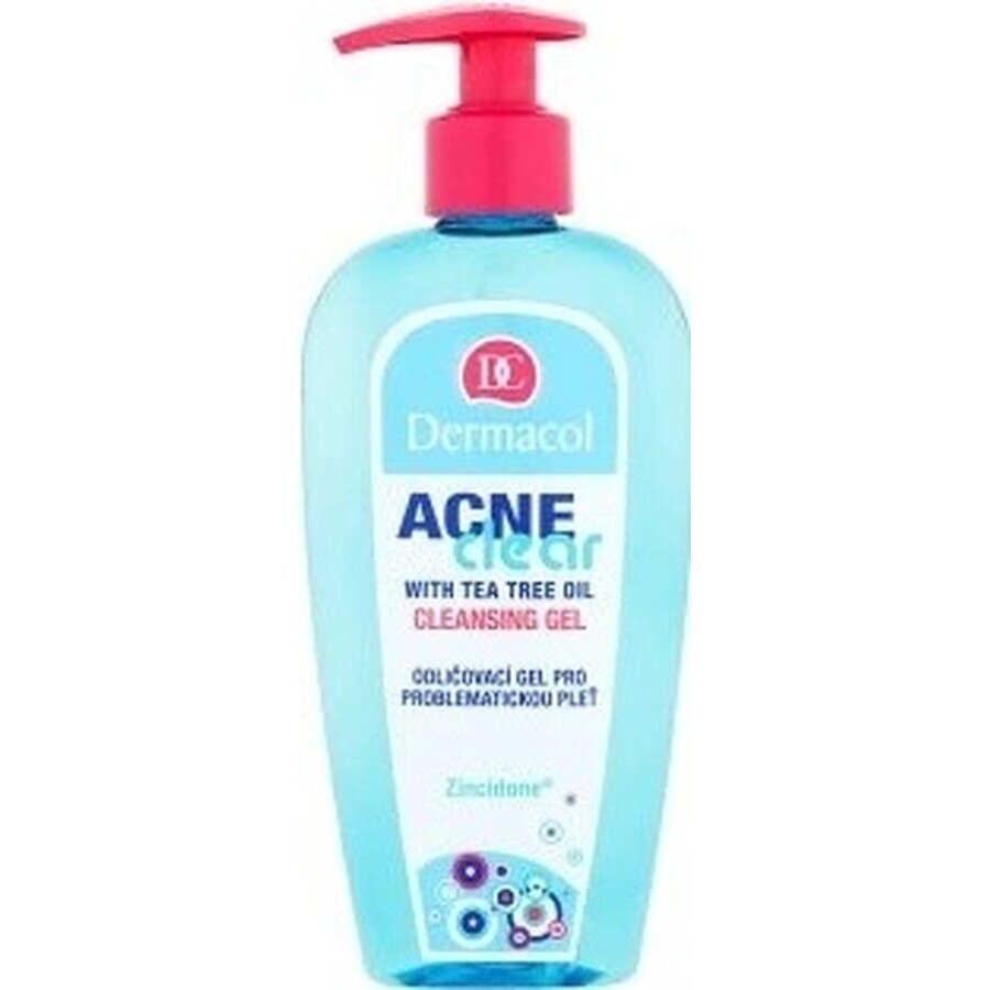 DERMACOL ACNECLEAR Reinigungsgel 1×200 ml, Reinigungsgel