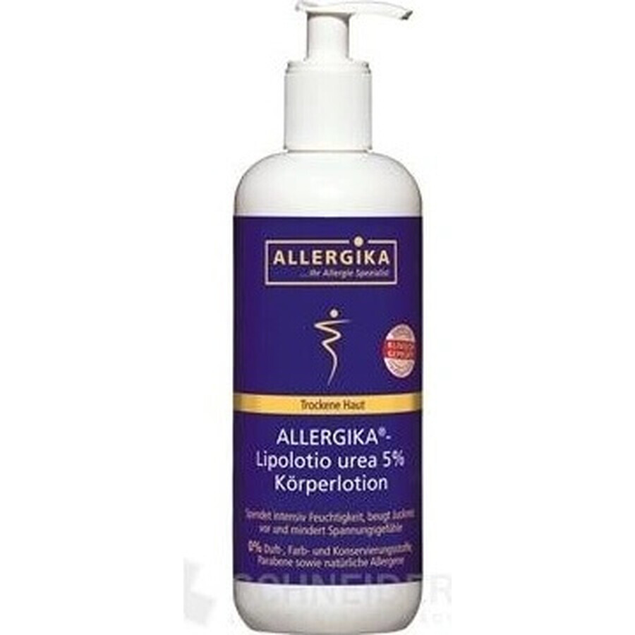 ALLERGIKA Lipolotio urea 5% 1×200 ml, cream for atopic skin