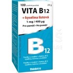 Vitabalans VITA B12 + folic acid 1×100 tbl, vitamin B12