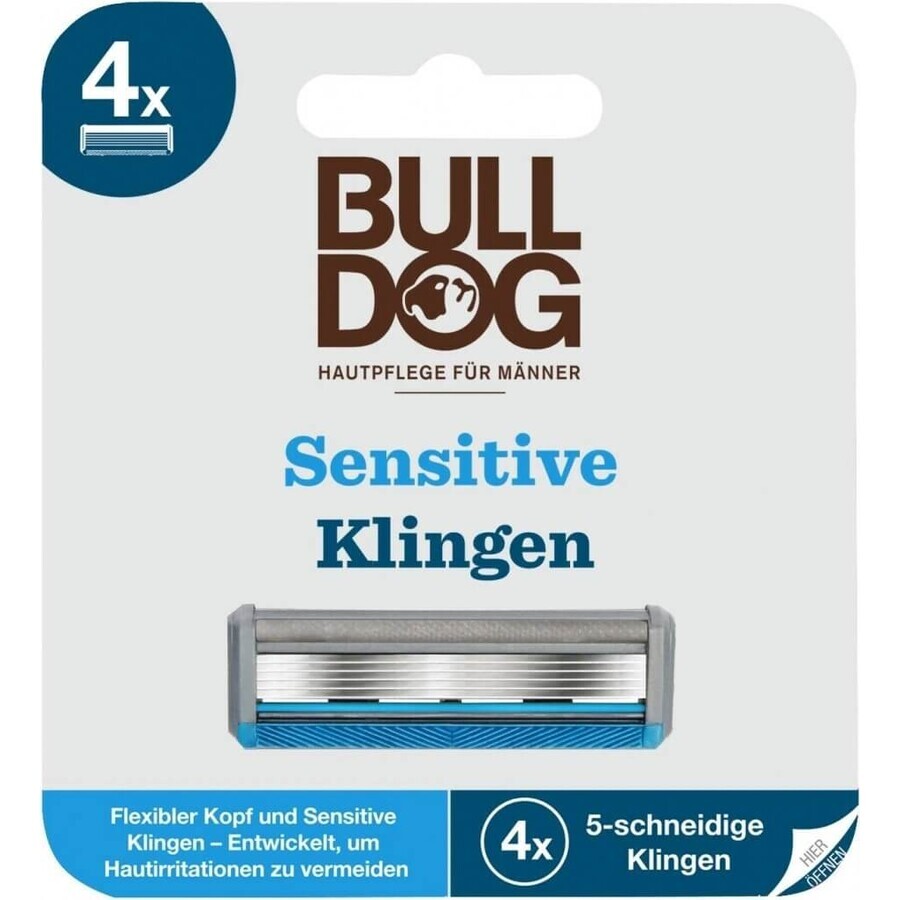 Bulldog-Ersatzköpfe Bulldog Sensitive 1×4 Stück, Ersatzköpfe