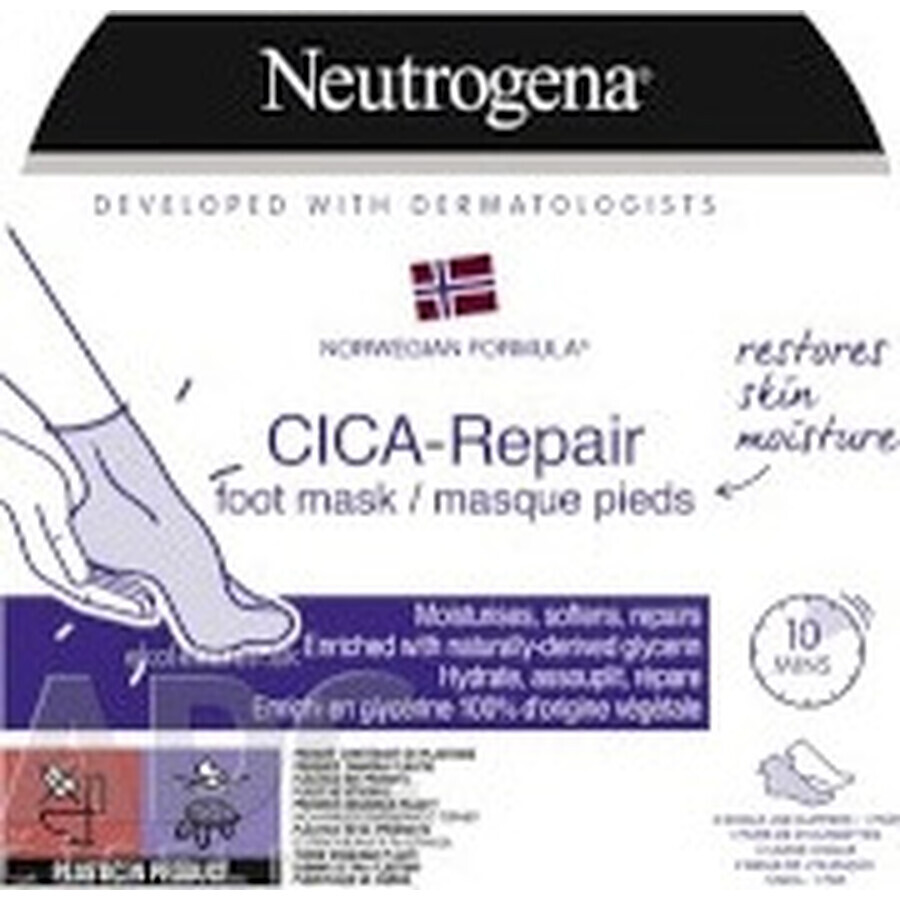 NEUTROGENA NR CICA mascarilla para los pies 1x1 par