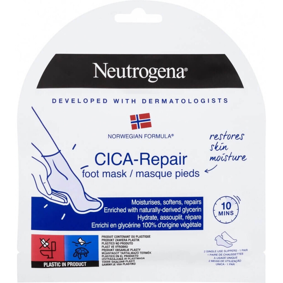 NEUTROGENA NR CICA mascarilla para los pies 1x1 par