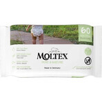 Moltex Pure & Nature EKO Toallitas húmedas al agua 1×60 unidades, toallitas húmedas