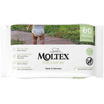 Moltex Pure & Nature EKO Toallitas húmedas al agua 1×60 unidades, toallitas húmedas