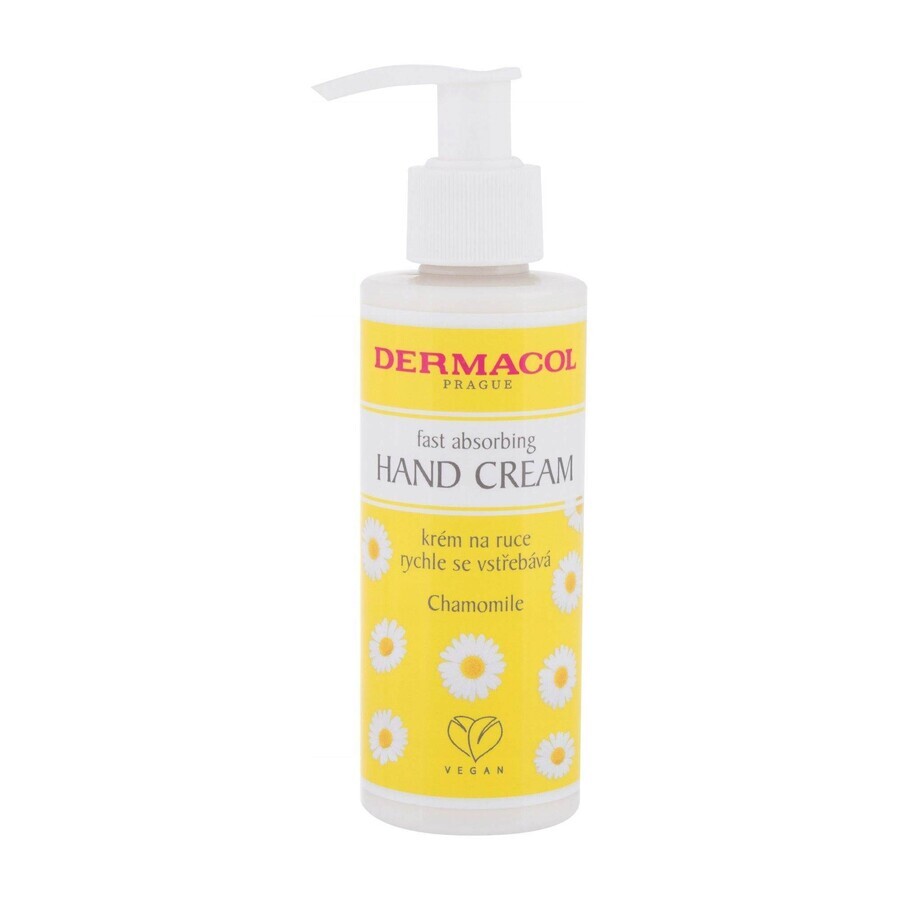 Dermacol Crema mani a rapido assorbimento alla camomilla 1×150 ml, crema mani