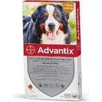 Advantix Spot-on pour chiens de 40 à 60 kg (1 pipette) 1x6 ml