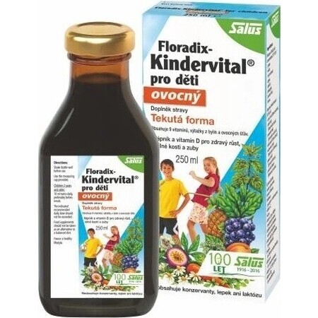 SALUS Floradix Kindervital fruity 1×250 ml, herbal syrup